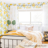 lemon bedroom wallpaper