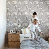 nursery wave wallpaper