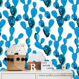 boys room wallpaper cactus peel and stick removable 