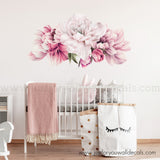 floral nursery wall decals