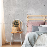 Stone cement wallpaper peel and stick, modern black and white removable peel and stick wallpaper