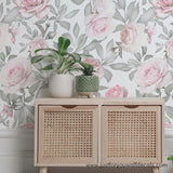  floral wallpaper peel and stick removable