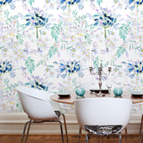 floral wallpaper peel and stick 