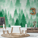 green forest wallpaper