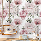 girl nursery floral wallpaper peel and stick 
