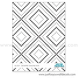 Geometric Diamond Dot Wallpaper, peel and stick, removable wallpaper