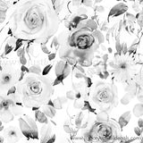 black and white floral wallpaper peel and stick removable