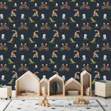 nursery animal wallpaper
