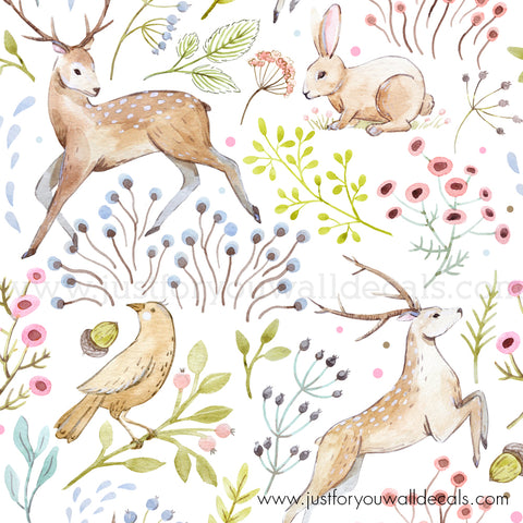 Sample Woodland Animal Wallpaper