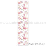 Flamingo wallpaper peel and stick removable, kids wallpaper