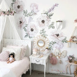 peony wall decals