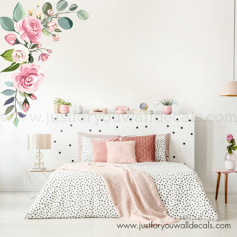 flower wall decal