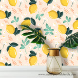 lemon removable wallpaper