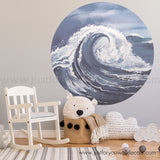 wave wall decal