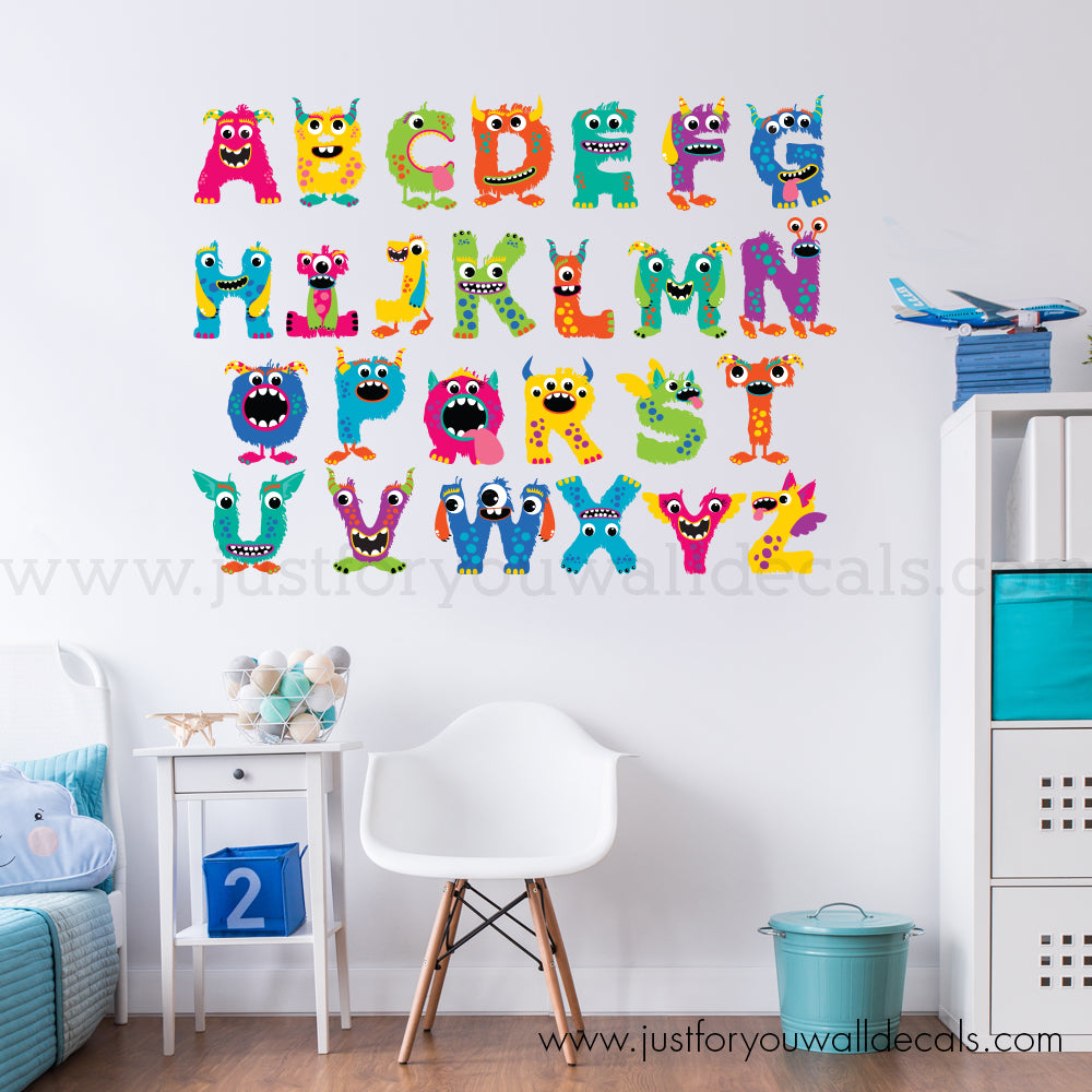 A is for Alphabet Wall Decals Nursery – Fun Rooms For Kids