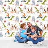 nursery animal wallpaper