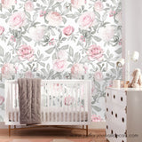 nursery wallpapergirls nursery room floral wallpaper peel and stick removable